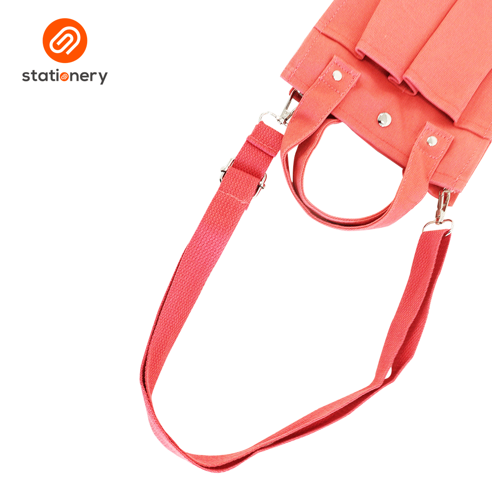 Tote Bag Two Front Pocket with Strap - Medium (25x10x25cm)-zoom-9