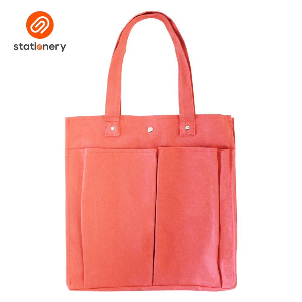 Tote Bag Two Front Pocket - Large (35x12x35cm)-1