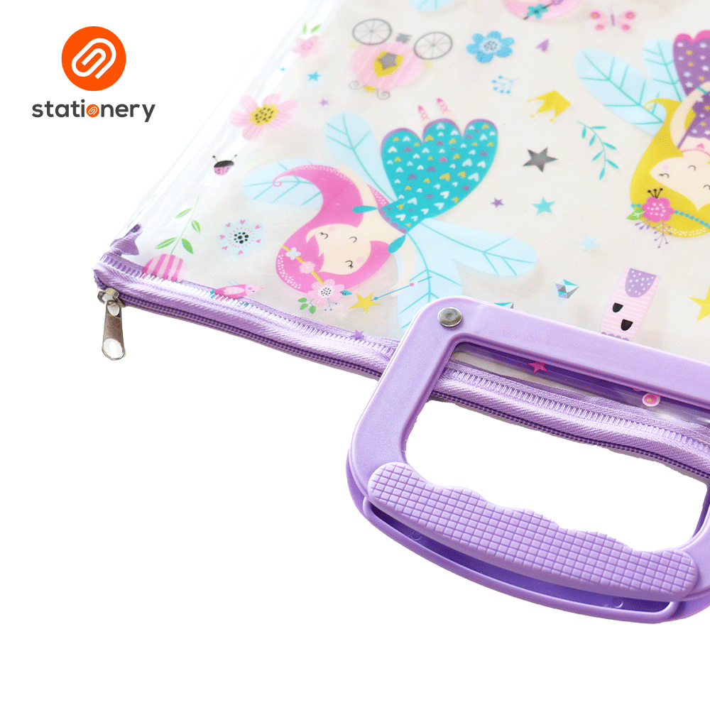 Clear PVC Envelope with Zipper and Handle-zoom-5