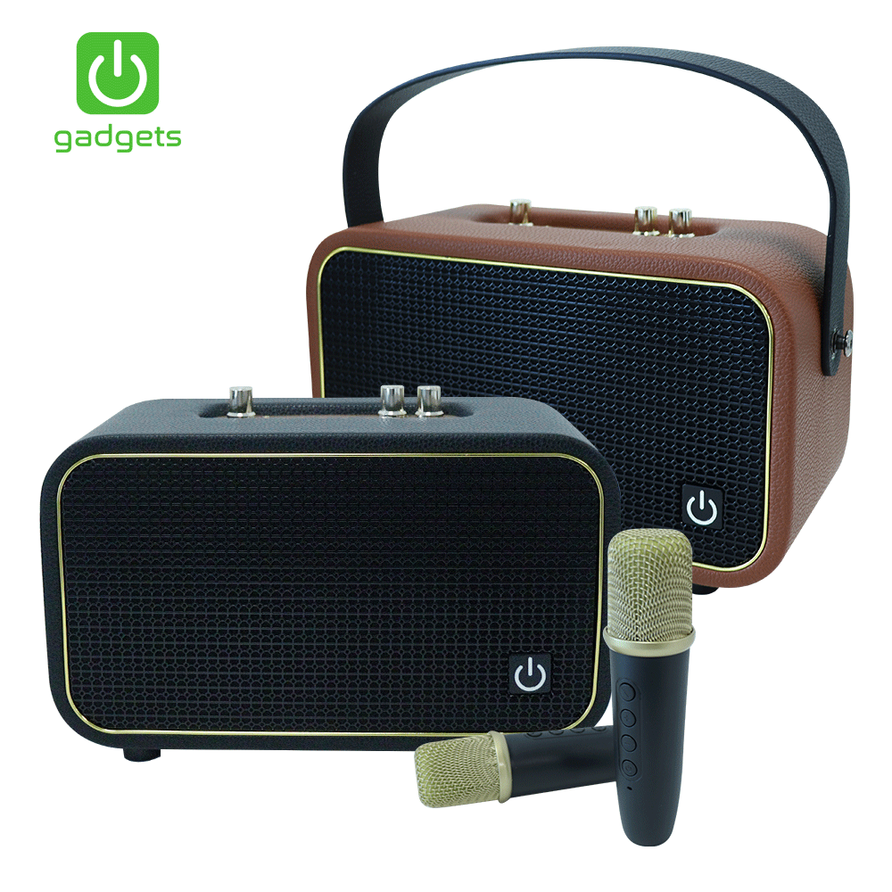 Gadgets Portable Karaoke with 2 Wireless Microphone