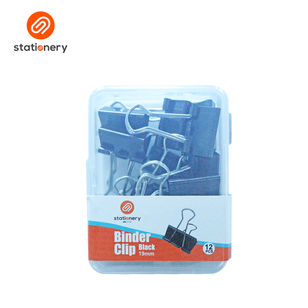 Stationery Black Binder Clip
