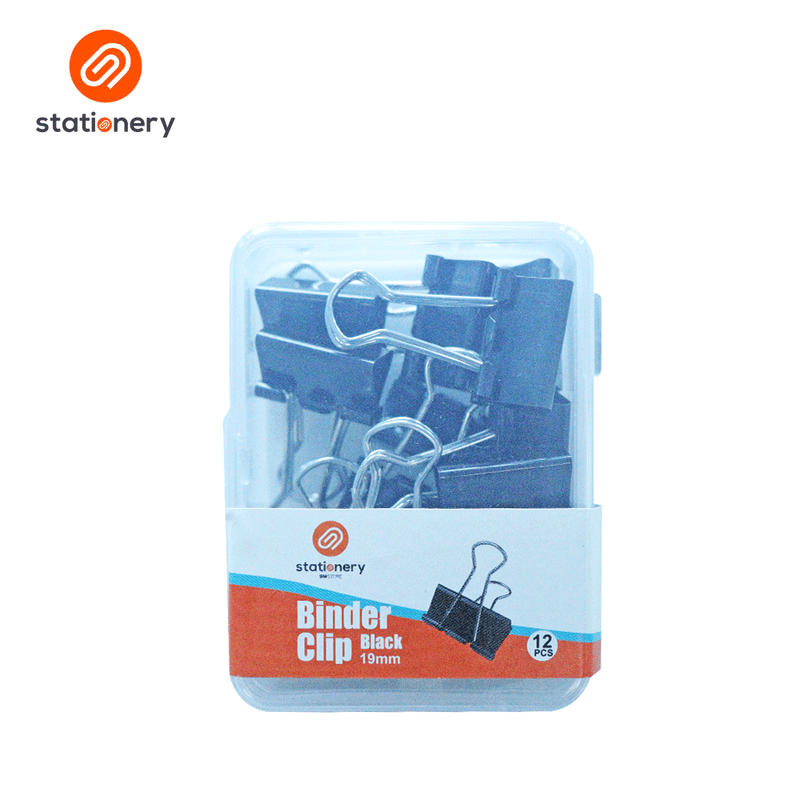 Stationery Black Binder Clip-zoom-