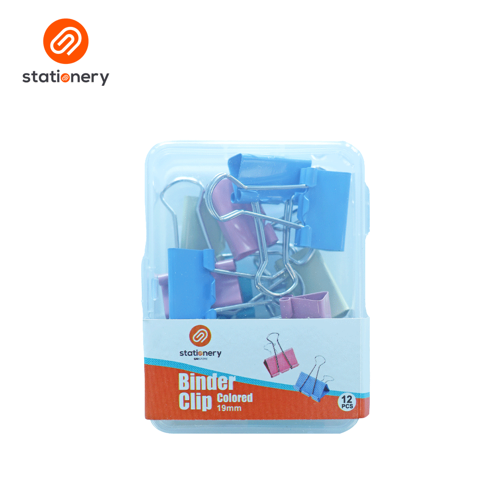Stationery Colored Binder Clip