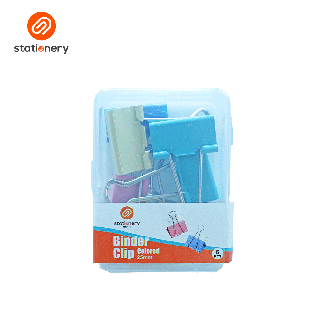 Stationery Colored Binder Clip