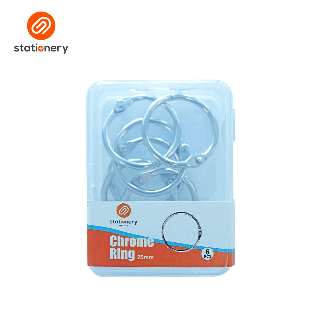 Stationery Chrome Ring – SM Stationery