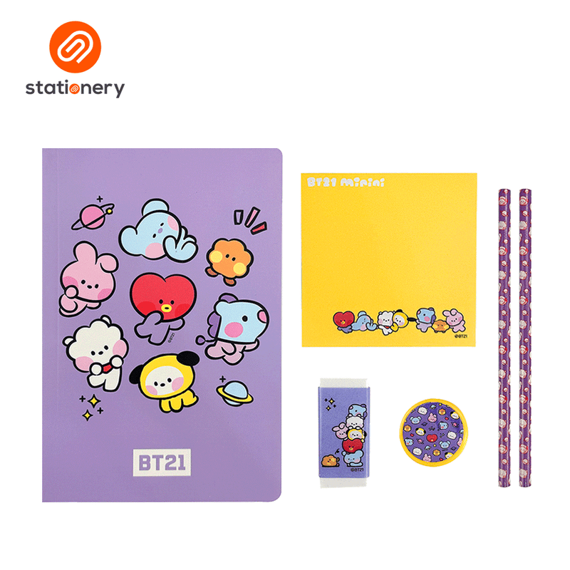 BT21 Minini Stationery Set-zoom-