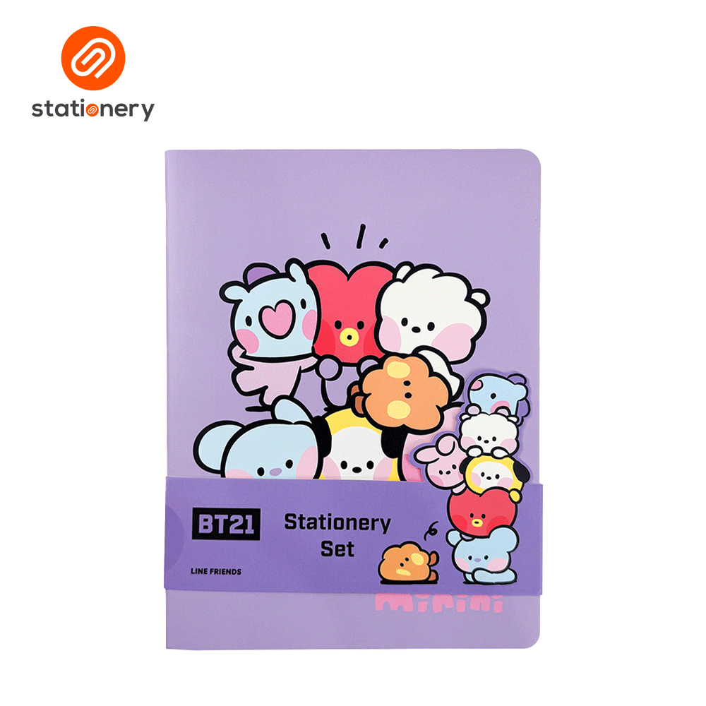 BT21 Minini Soft Cover Notebook 3s-zoom-3