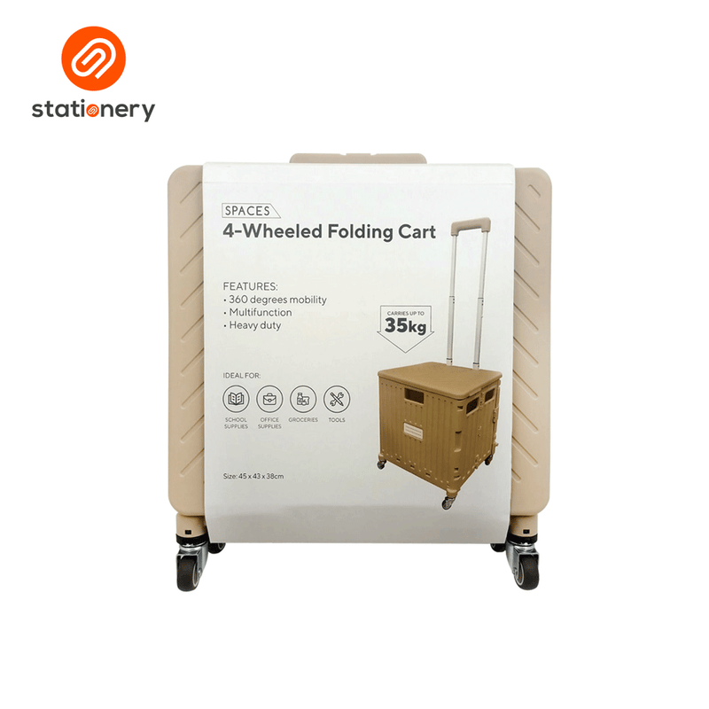 Spaces 4-Wheeled Folding Cart-zoom-