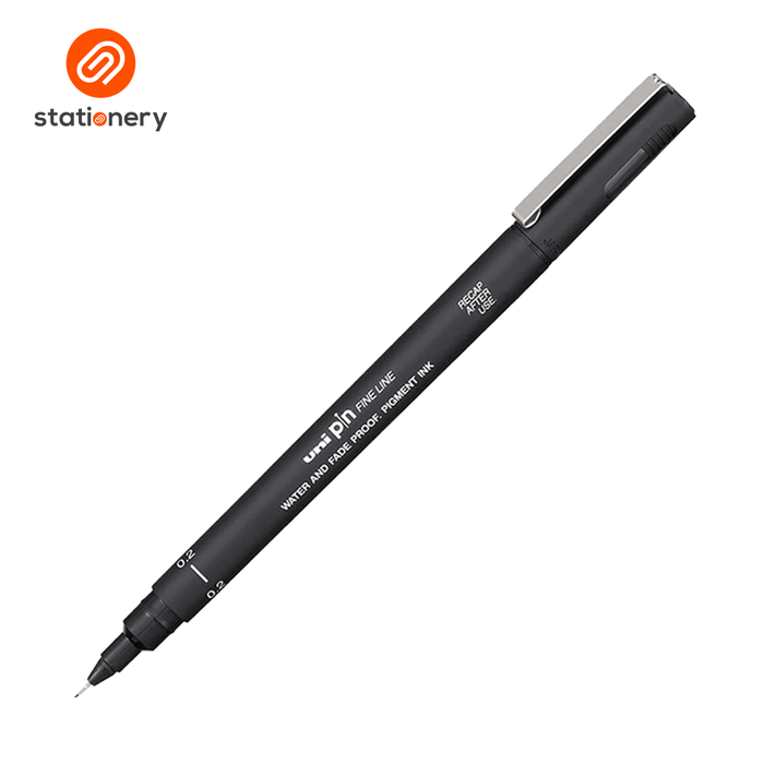 Uni Pin Line Drawing Pen - Black Ink