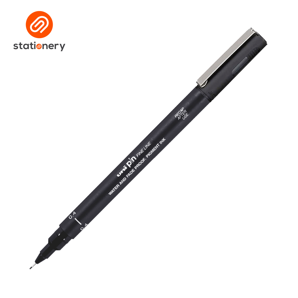 Uni Pin Line Drawing Pen - Black Ink-zoom-4