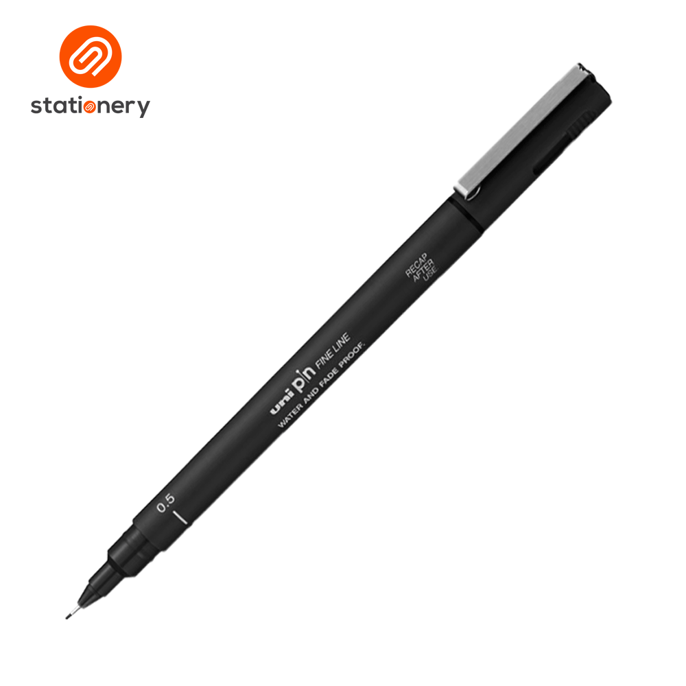Uni Pin Line Drawing Pen - Black Ink-5