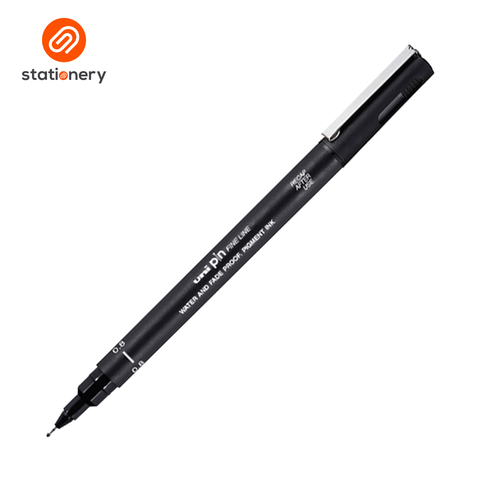 Uni Pin Line Drawing Pen - Black Ink-6