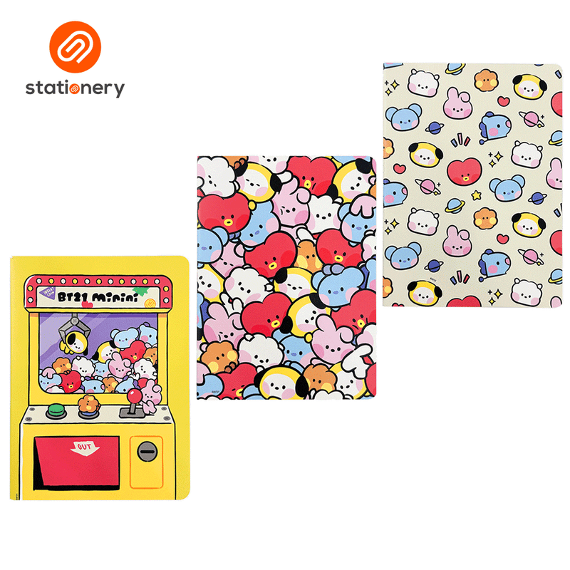 BT21 Minini Soft Cover Notebook 3s-zoom-