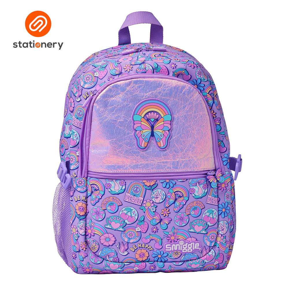 Smiggle Limitless Classic Attach Backpack - Lilac – SM Stationery