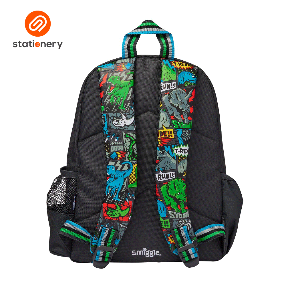 Smiggle Happy Tales Junior Character Backpack - Grey