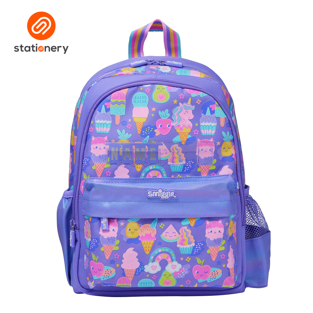 Smiggle Happy Tales Junior Id Backpack - Lilac – SM Stationery