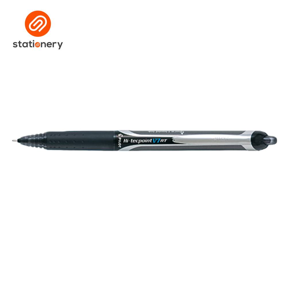 Pilot Hi-Tecpoint V7RT Roller Ball Pen 0.7mm - Black-zoom-2