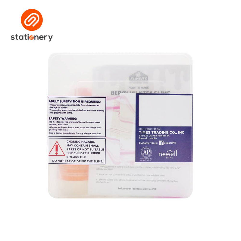 Elmer's Super Slime Kit Berry Milk Tea Slime-zoom-