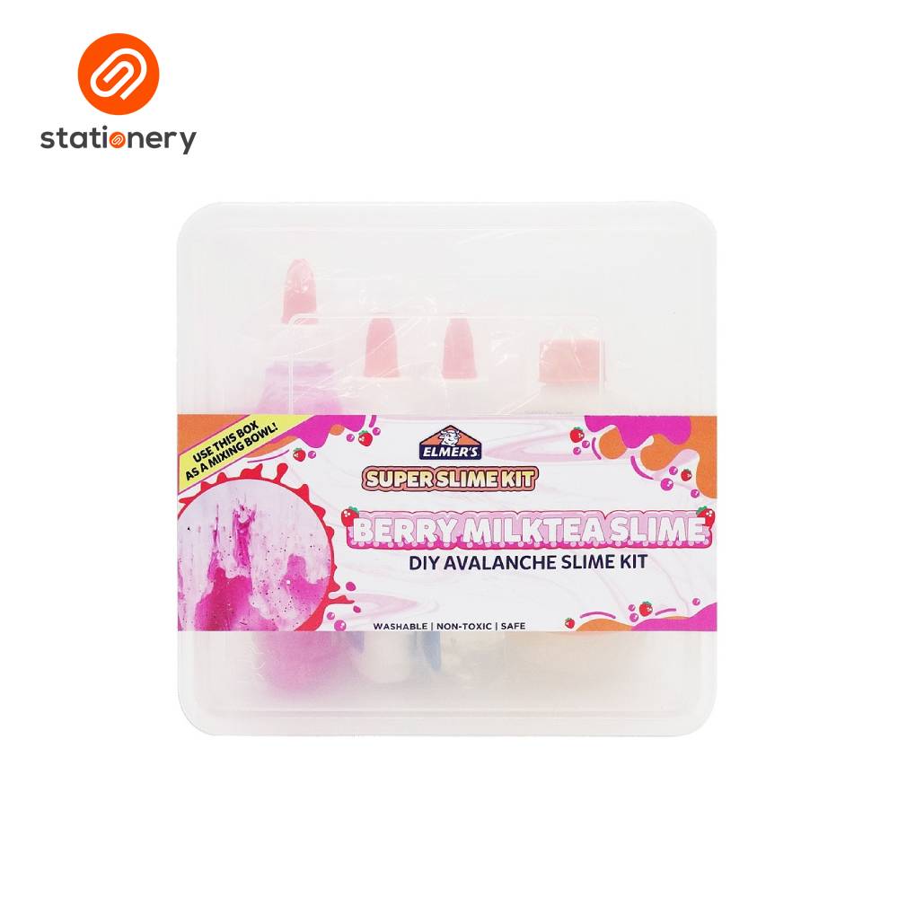 Elmer's Super Slime Kit Berry Milk Tea Slime-1
