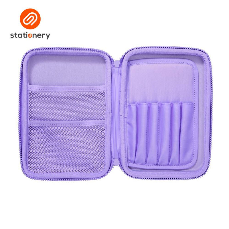 Smiggle Fun Fair Hardtop Pencil Case - Lilac-zoom-