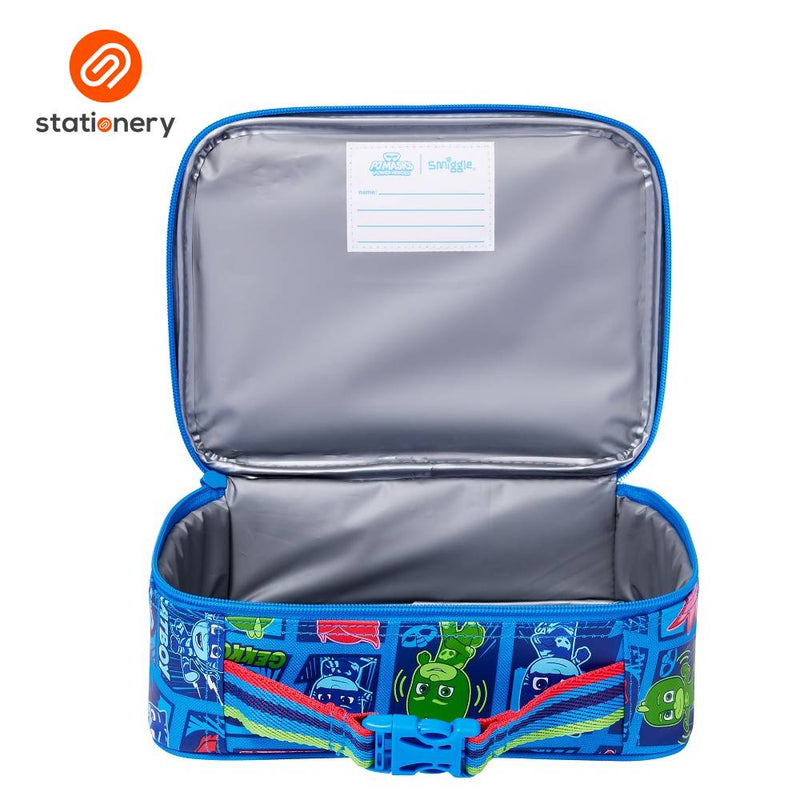 Smiggle Pj Masks Power Heroes Teeny Tiny Square Lunchbox - Navy-zoom-