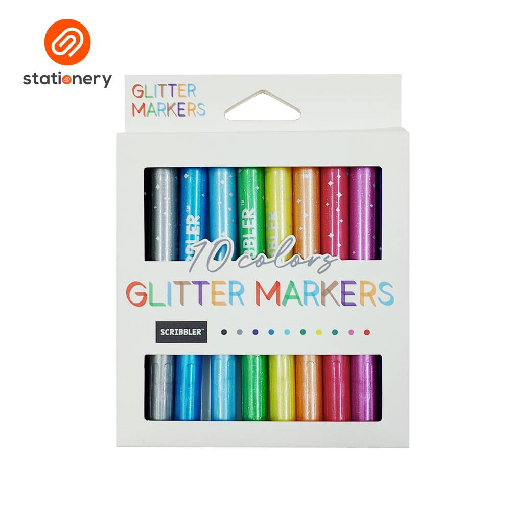 Scribbler Glitter Markers 10 Colors-1