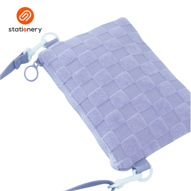 Textured Checks Sling Bag-zoom-