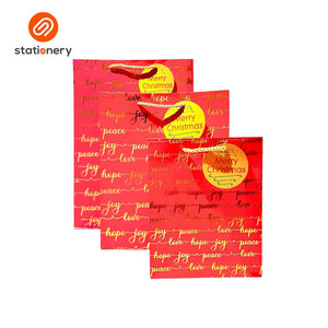 Fine Arts Christmas Gift Bag Large (30x12x42cm) - Assorted Designs