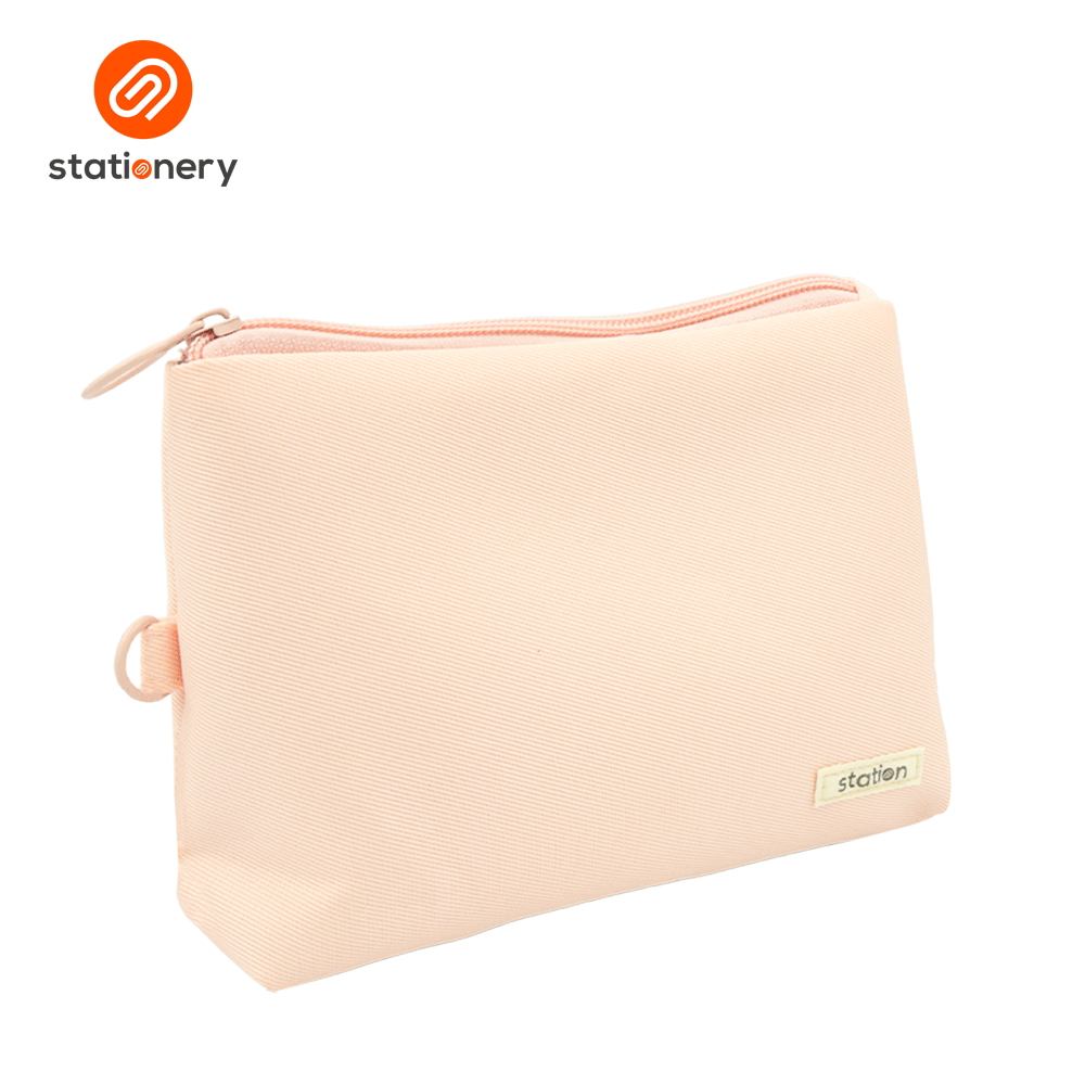 Triangular Twill Pouch - Pastel Colors-2