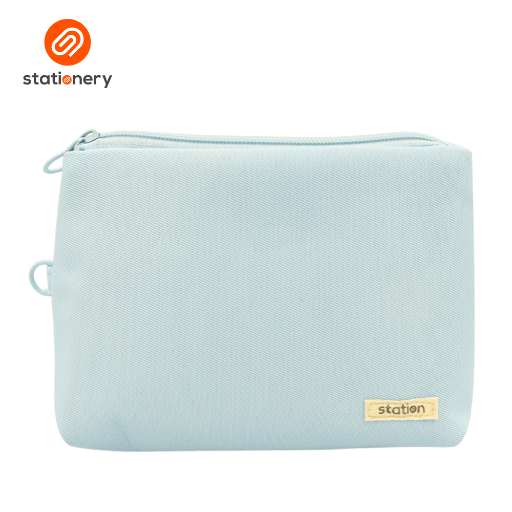 Triangular Twill Pouch - Pastel Colors-14