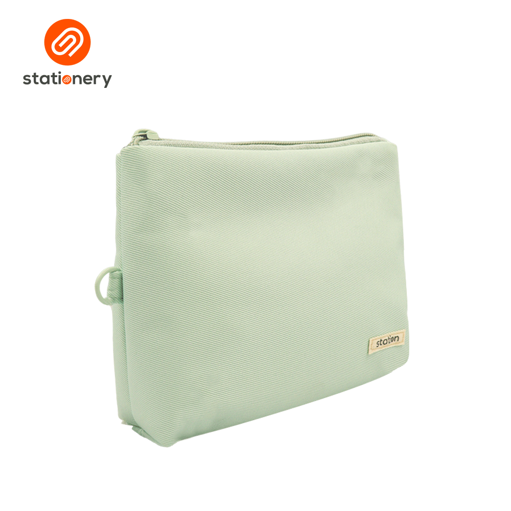 Triangular Twill Pouch - Pastel Colors-zoom-6