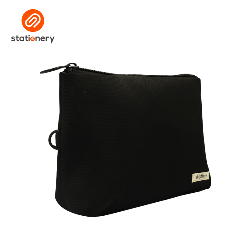 Triangular Twill Pouch - Pastel Colors-zoom-