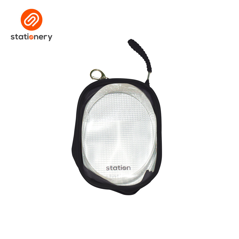 Clear Oblong Mesh Pouch with Colored Piping - 10.5x4x14cm-zoom-13