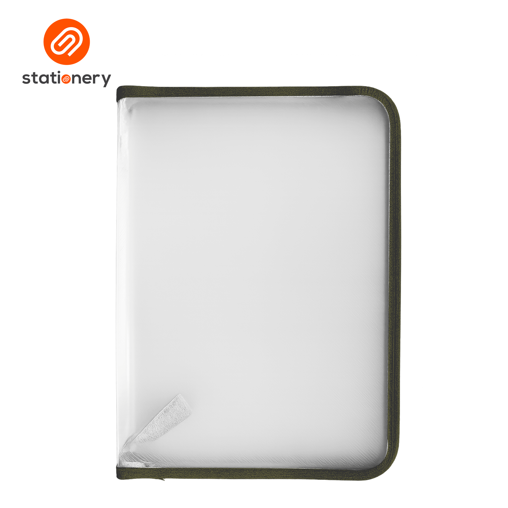 Clear Plastic Envelope with Colored Piping - A4
