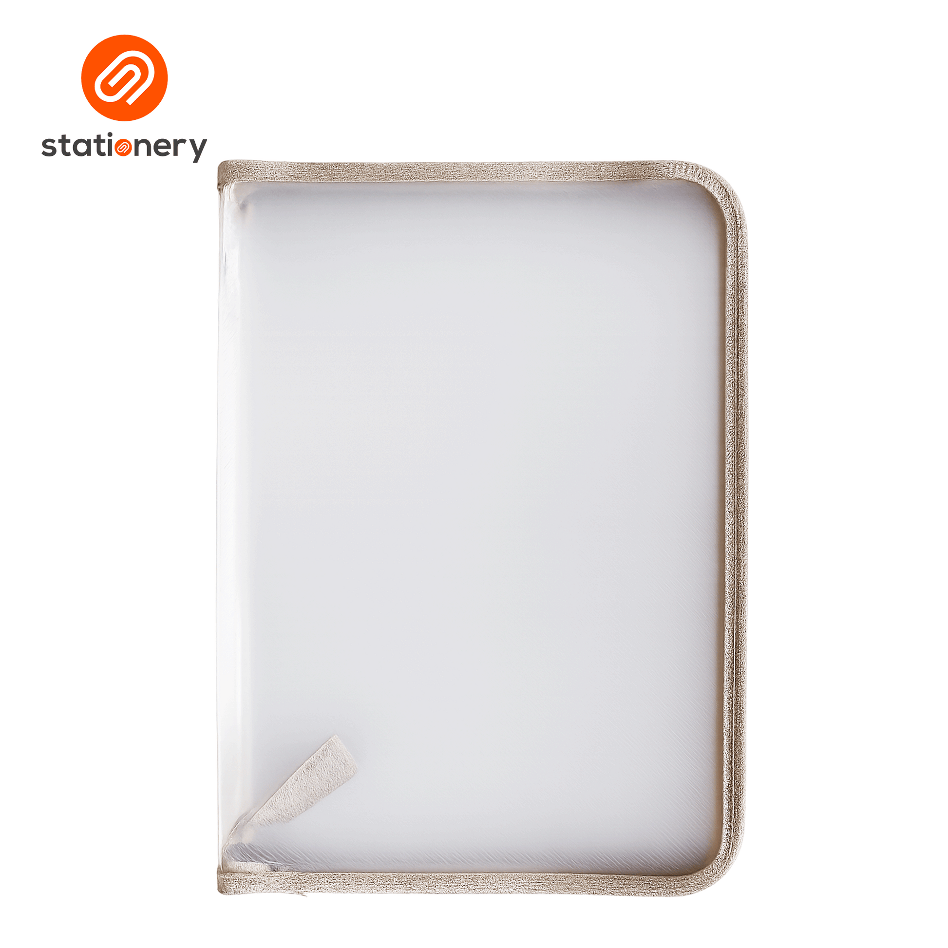 Clear Plastic Envelope with Colored Piping - A4-3