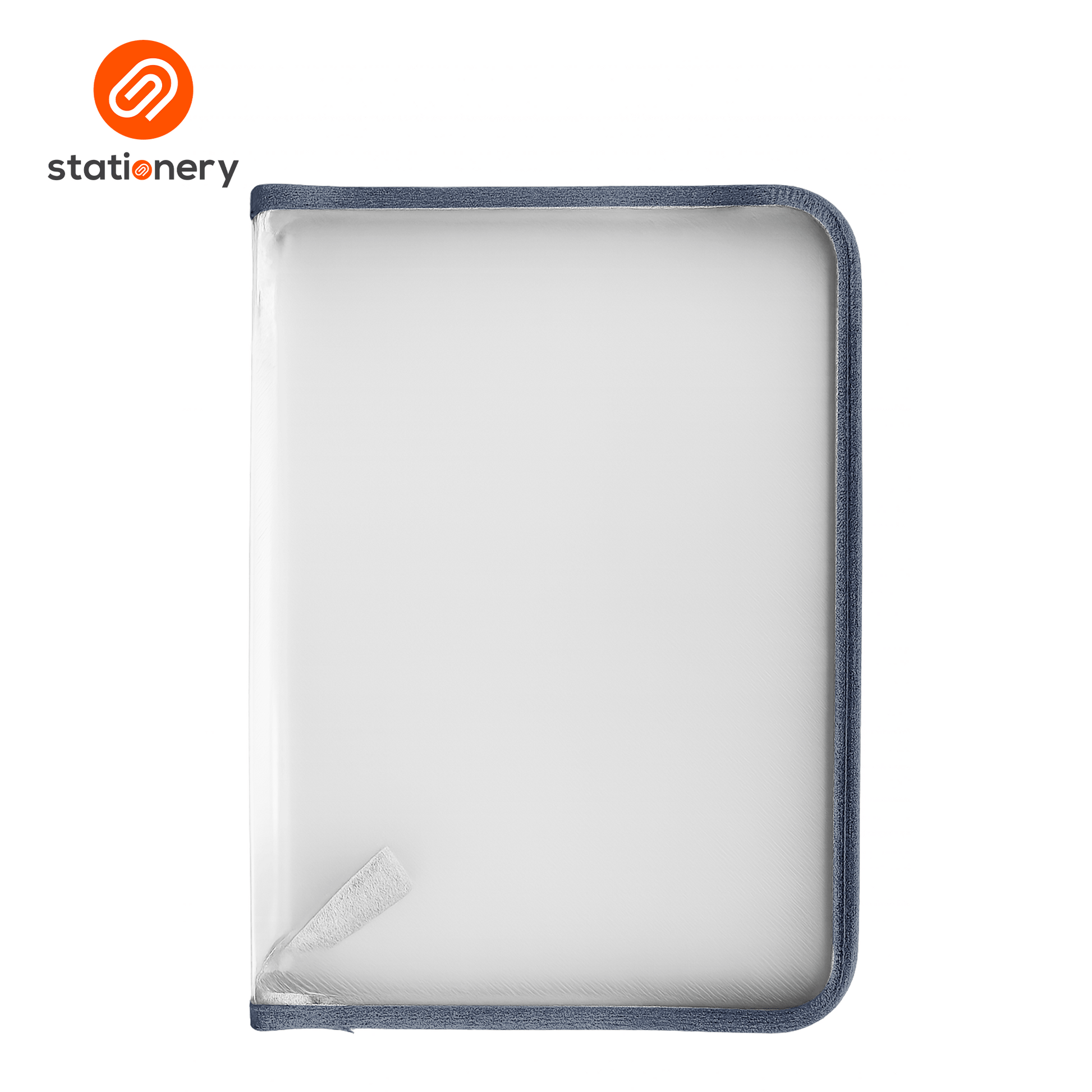 Clear Plastic Envelope with Colored Piping - A4-4