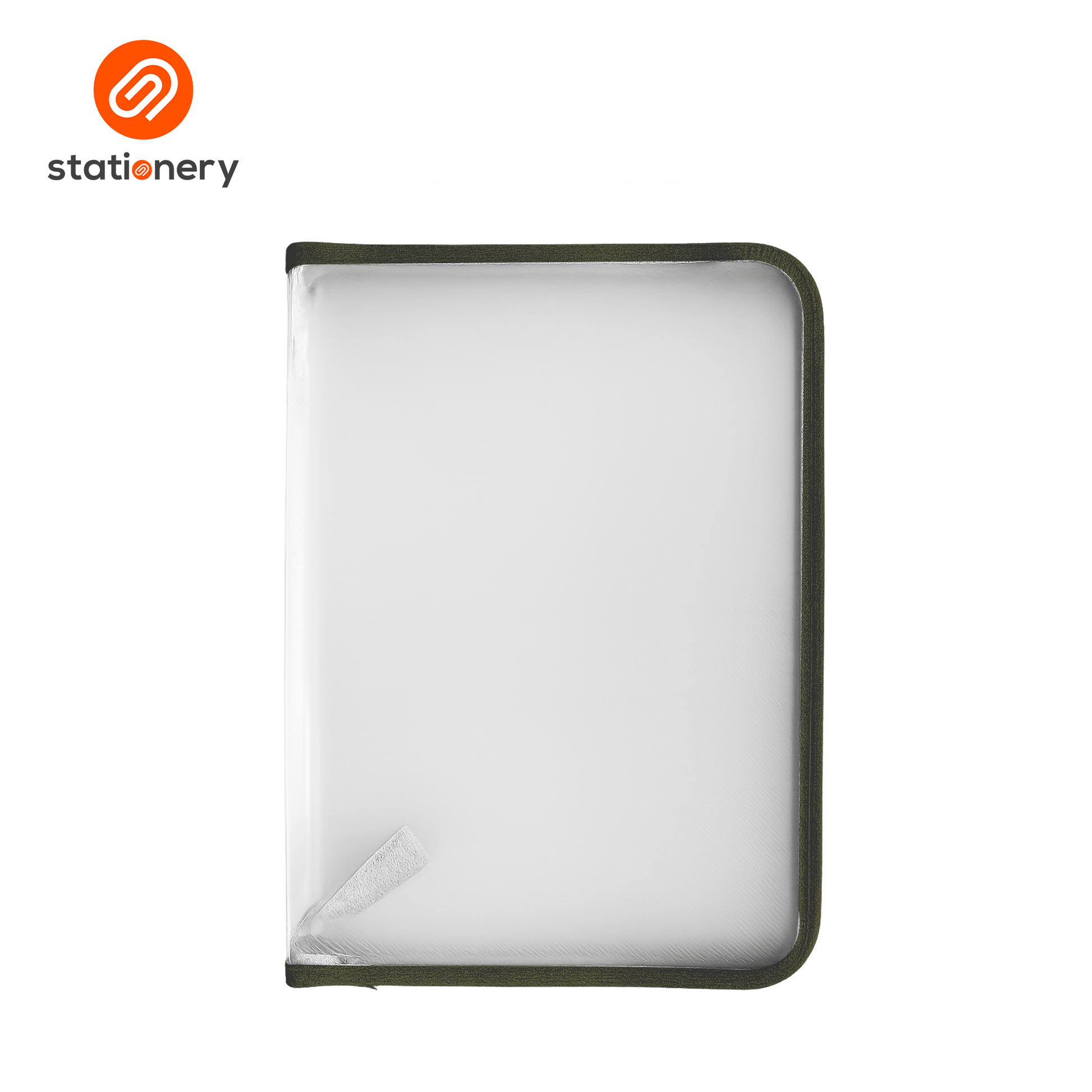 Clear Plastic Envelope with Colored Piping - B5-2