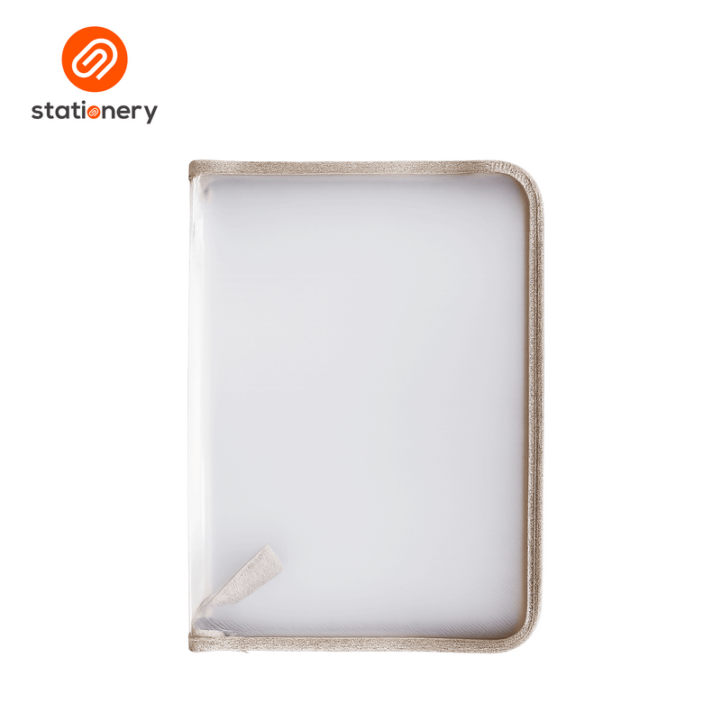 Clear Plastic Envelope with Colored Piping - B5-zoom-
