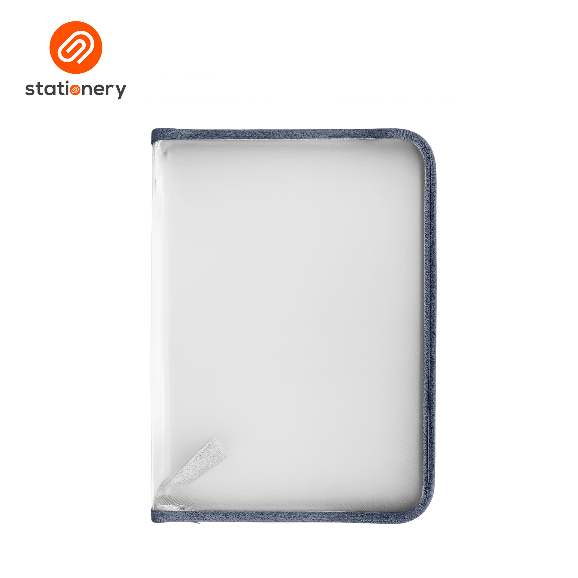 Clear Plastic Envelope with Colored Piping - B5-4