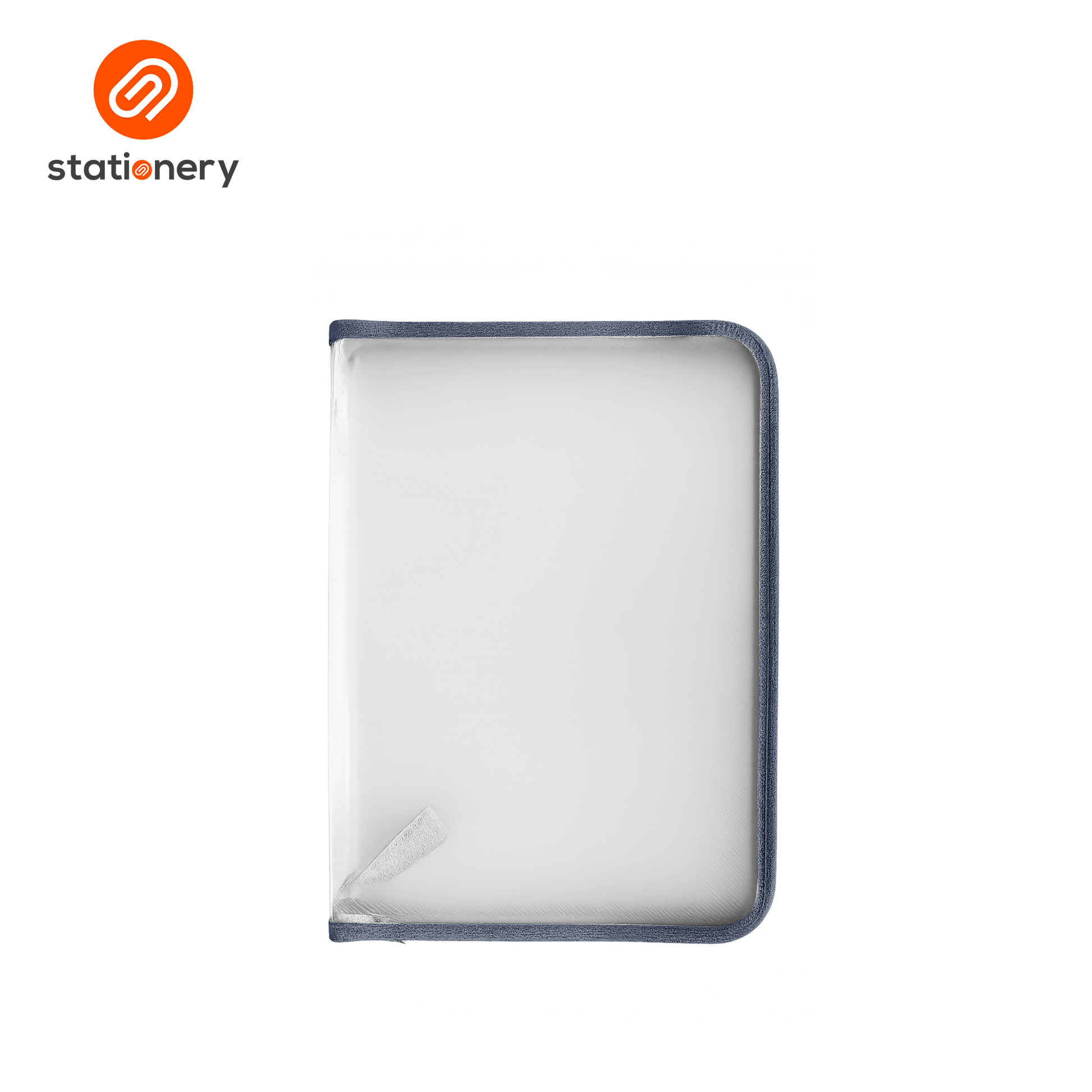 Clear Plastic Envelope with Colored Piping - A5-4