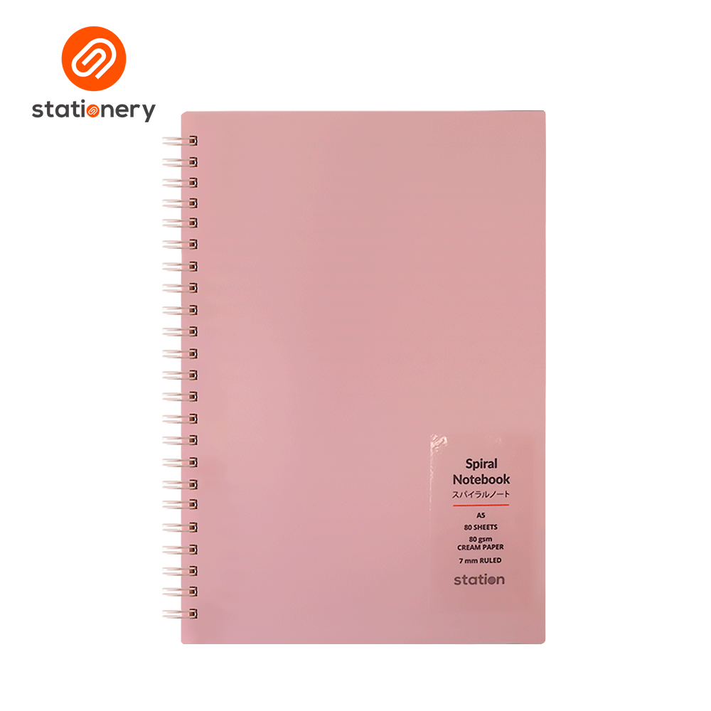 PP Cover Side Spiral Notebook - A5-4