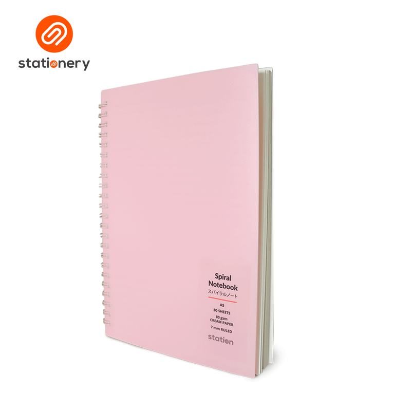 PP Cover Side Spiral Notebook - A5-zoom-