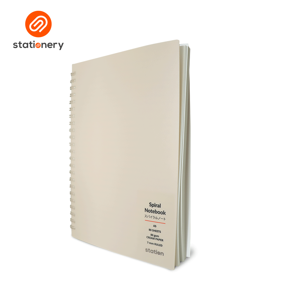 PP Cover Side Spiral Notebook - A5-15