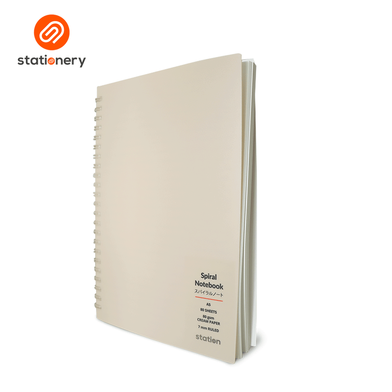 PP Cover Side Spiral Notebook - A5-zoom-