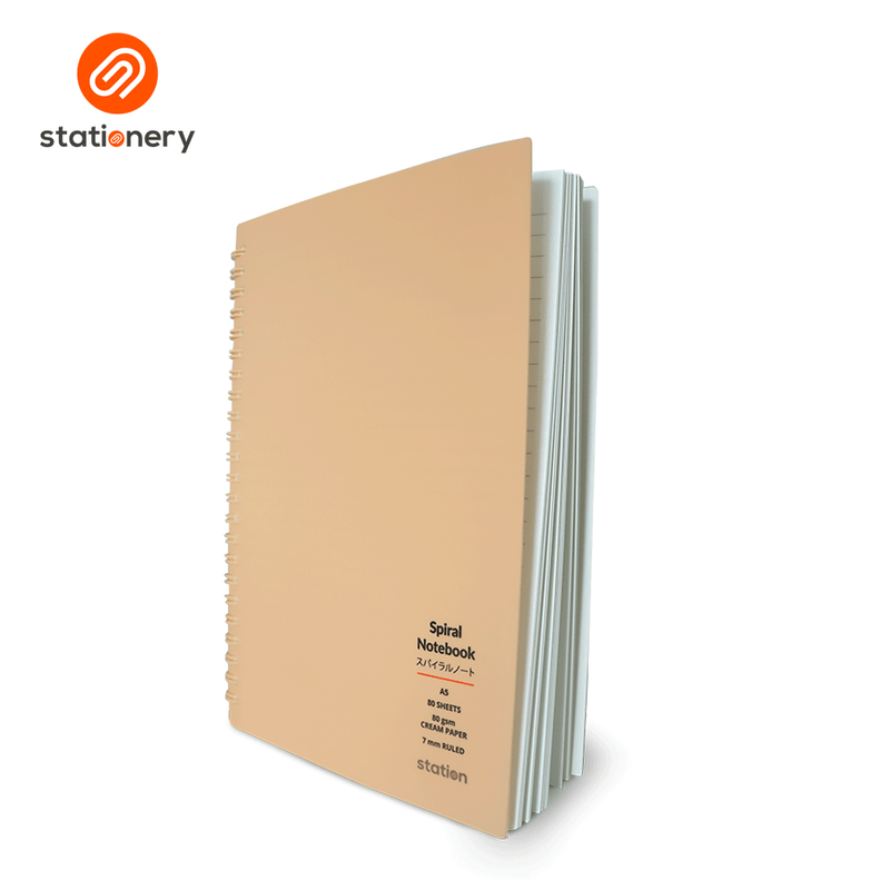 PP Cover Side Spiral Notebook - A5-zoom-