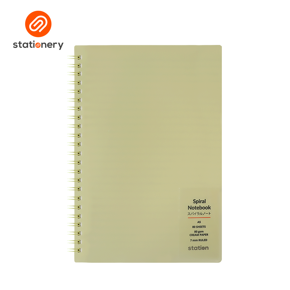 PP Cover Side Spiral Notebook - A5-zoom-10