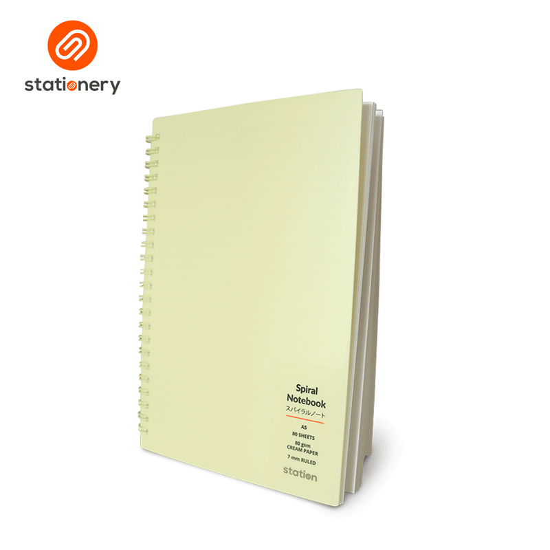 PP Cover Side Spiral Notebook - A5-zoom-