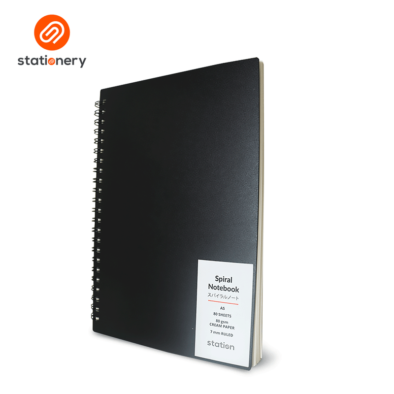 PP Cover Side Spiral Notebook - A5-zoom-