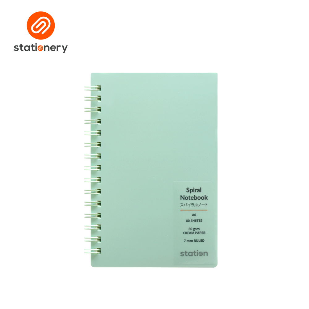 PP Cover Side Spiral Pocket Notebook - A6-2