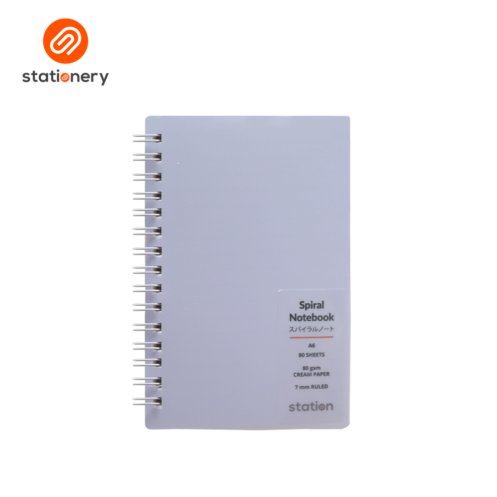 PP Cover Side Spiral Pocket Notebook - A6-10